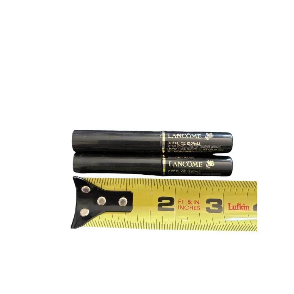 2 Lancome Definicils High-definition Mascara 01 Black /noir 0.07 Oz / 2.07 ml Ea